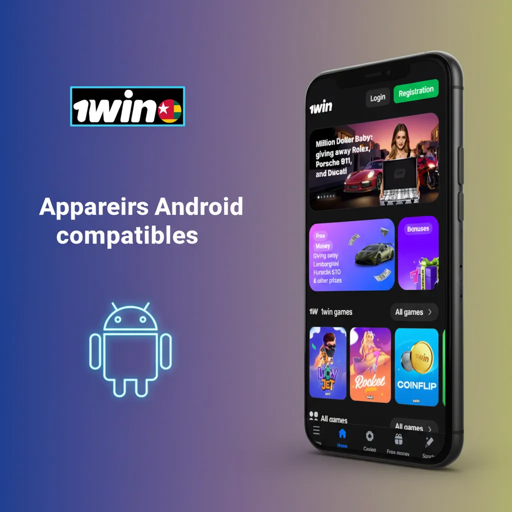 Appareils Android compatibles au Togo: Tecno Spark 10, Pova 5, Infinix Hot 12, Galaxy A14/A24, Redmi Note 11/12C, OPPO A57.