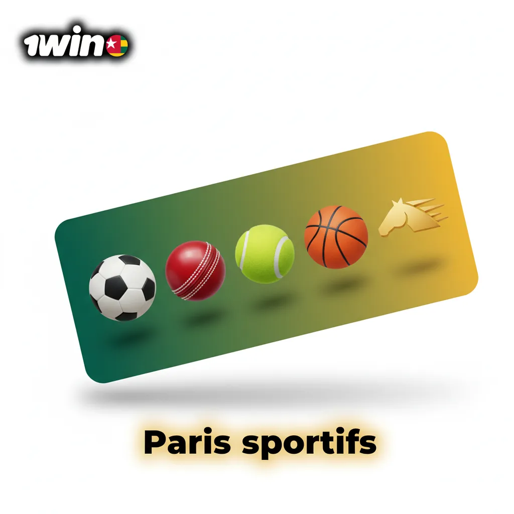 Paris sportifs en ligne au Togo, live et pré-match, 40+ sports: football, basket, tennis, handball, rugby, esports.