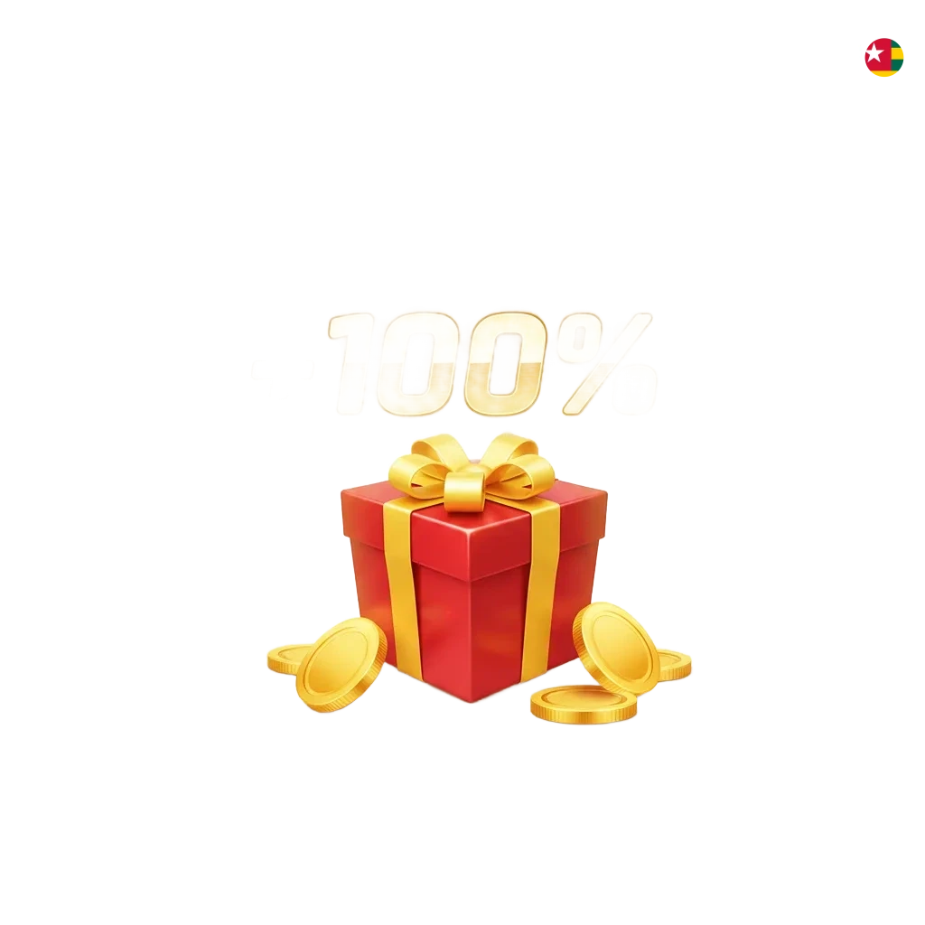 Bannière 1win Togo: bonus de bienvenue 500% jusqu’à 577 717 XOF pour casino, paris sportifs et jeux en direct.